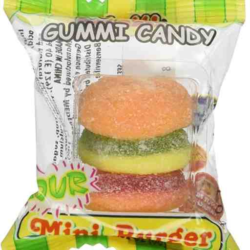 Efrutti Sour Mini Burger Gummy Candy