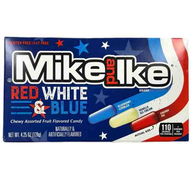 Mike & Ike Red White Blue