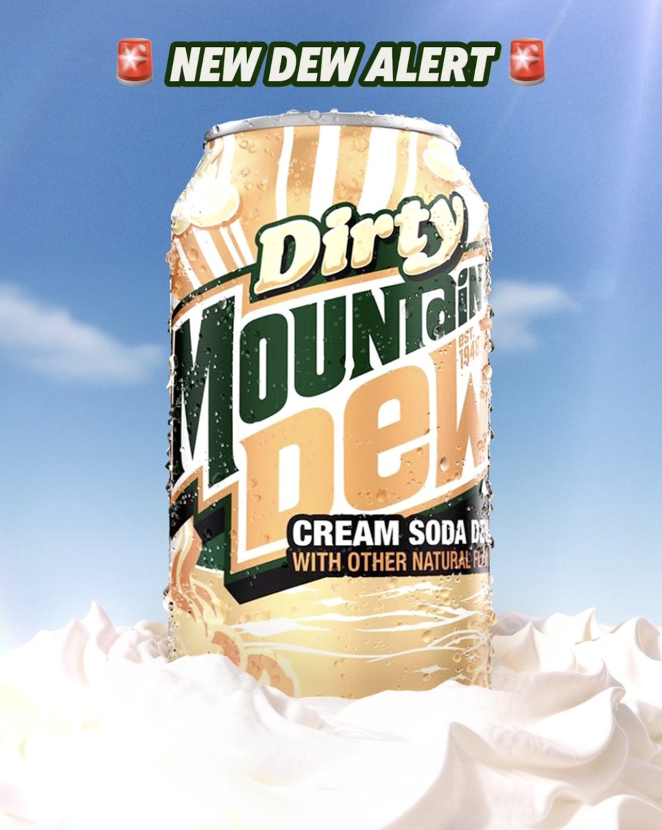 Mountain Dew Dirty Cream Soda Dew