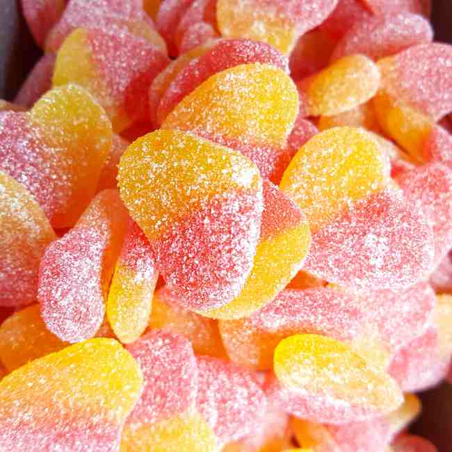 Peach hearts 250g