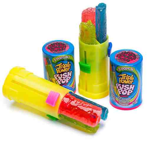 Triple Power Push pops