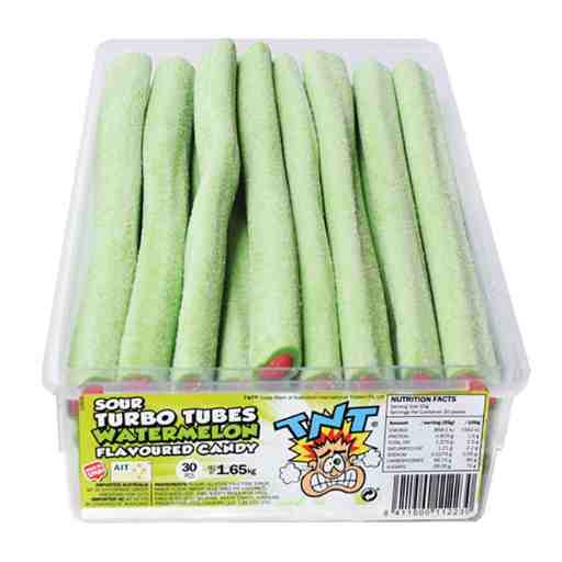 Sour Turbo Tubes Watermelon Blast