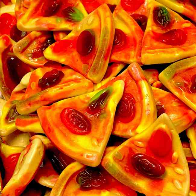 Gummy pizzas 250g