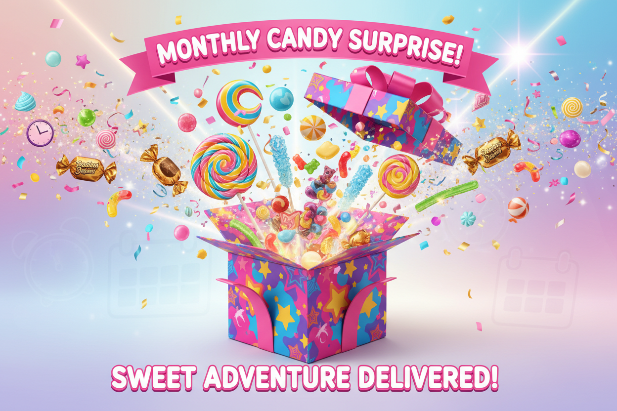 monthly candy surprise giveaway