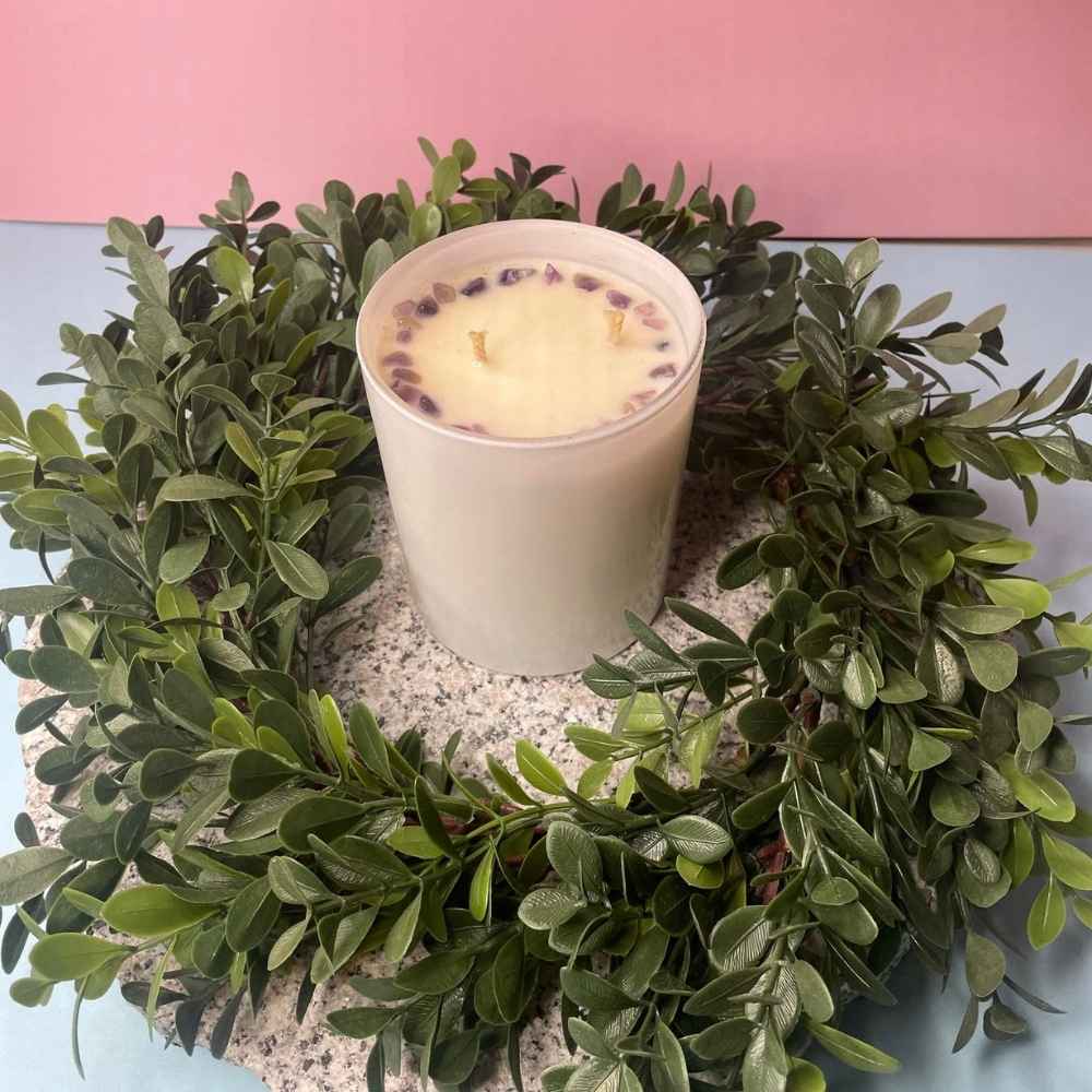 Soy crystal candles Amethyst