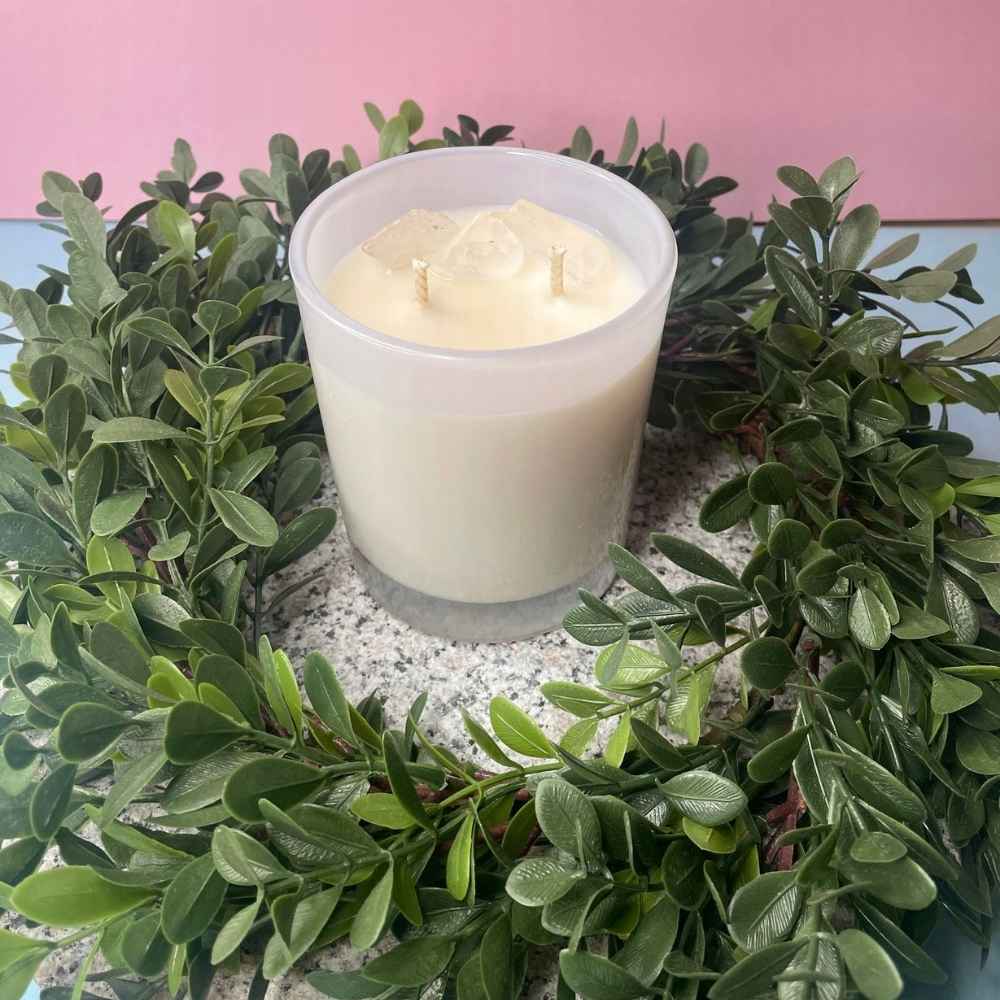 Soy crystal candles Clear Quartz