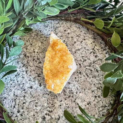 Yellow Citrine Clusters