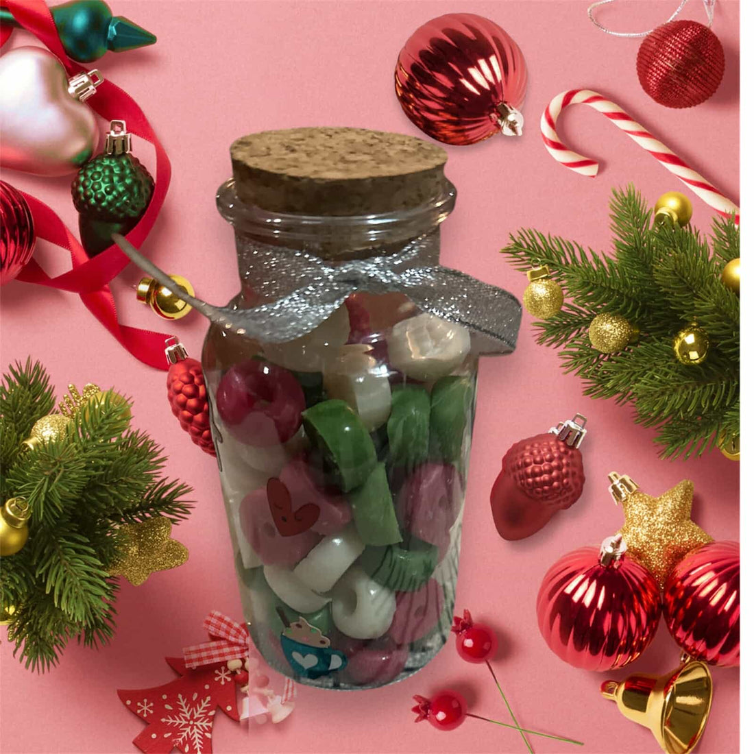 Christmas Wax Melt Jar
