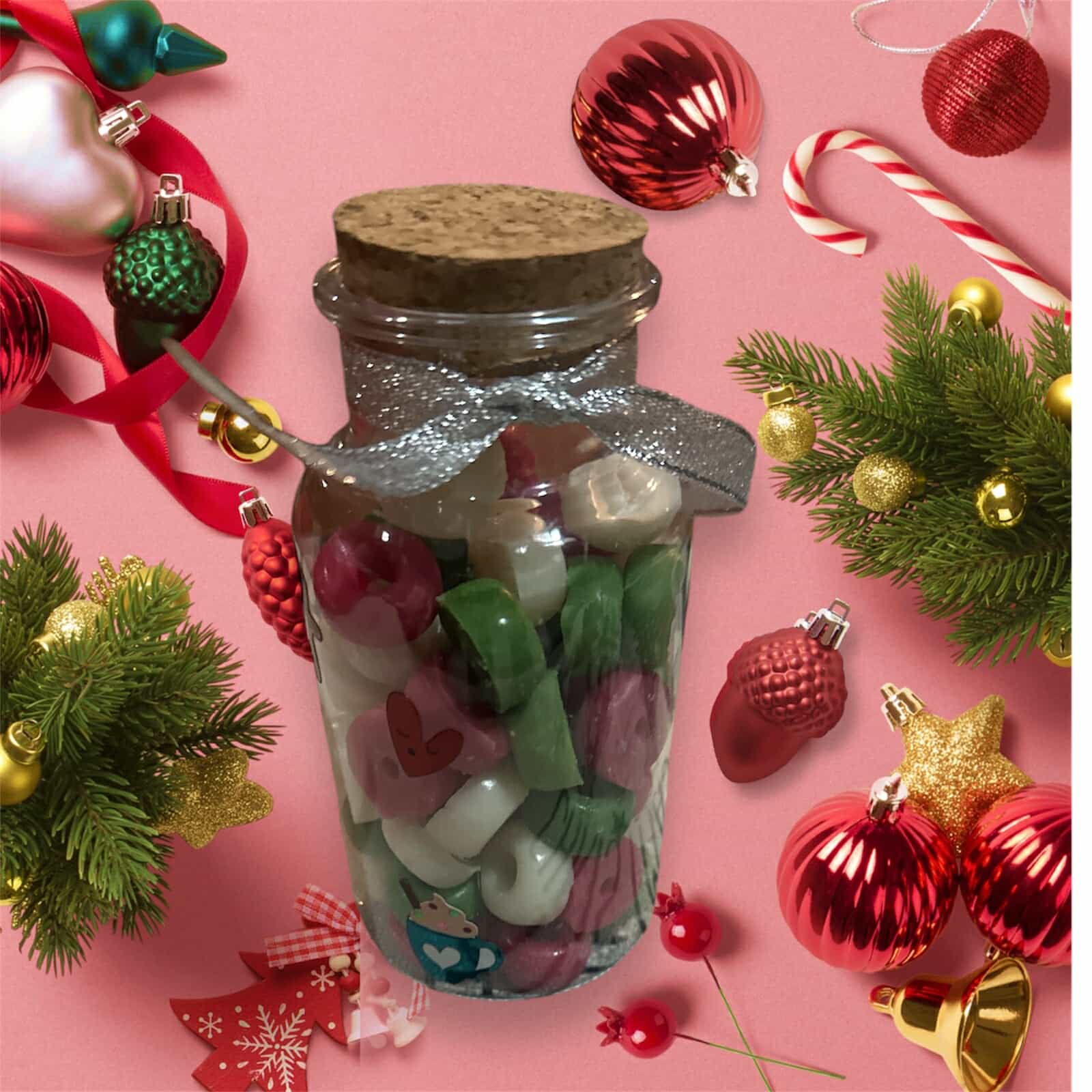 Christmas Wax Melt Jar