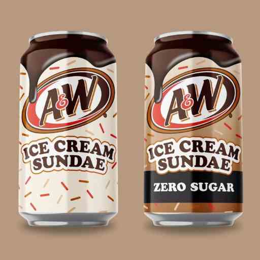 A&amp;W Root Beer Ice Cream Sundae