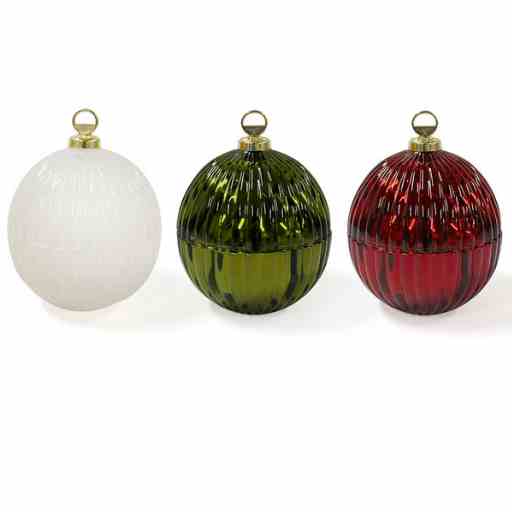 Chrismas Trio Set Wite, Green, Red