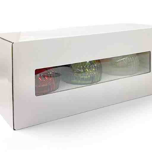 Chrismas Trio Set Wite, Green, Red