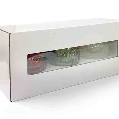 Chrismas Trio Set Wite, Green, Red