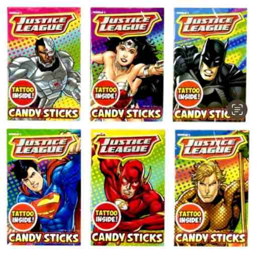 Justice Leauge Candy Sticks