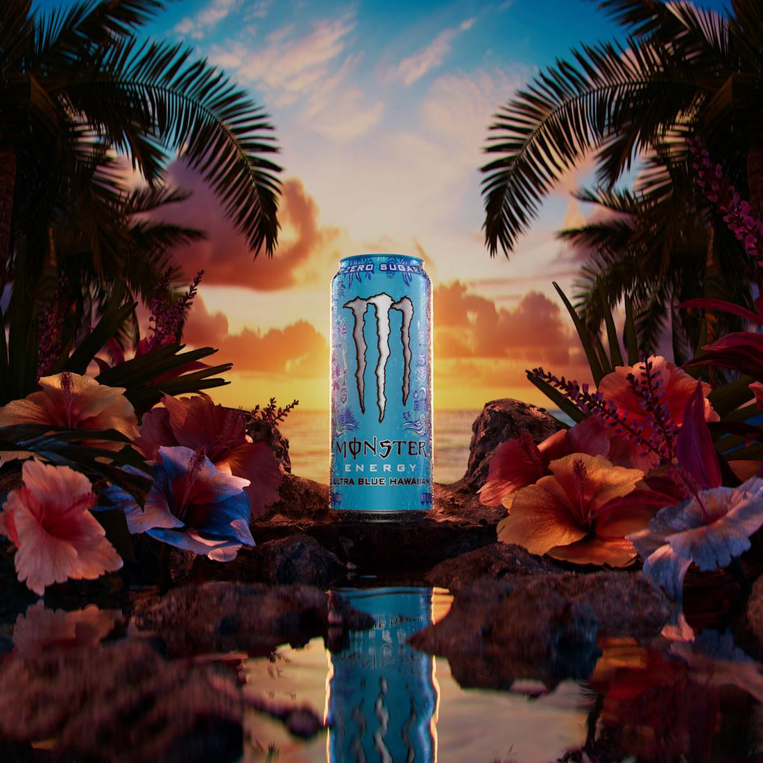 Monster Ultra Blue Hawaiian