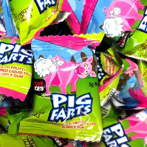 Rude Dudes Pig Farts Bubble Gum