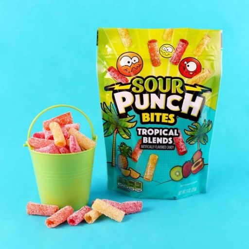 Sour Punch Tropical Bites Peg Bag