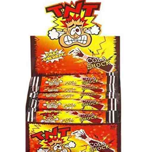 TNT Sour Shock Chew Bars Cola