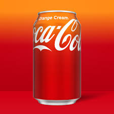 Coke a cola orange cream