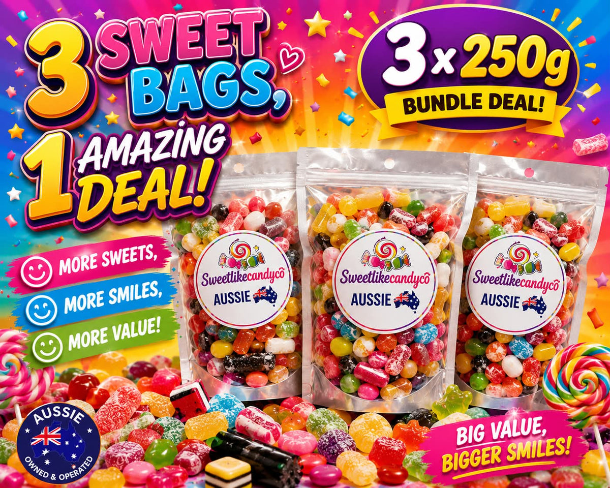 250g x 3 Assortments Bags Sweet deals